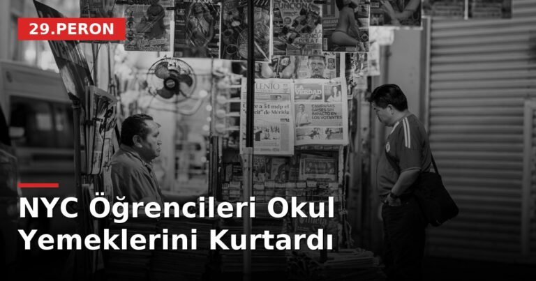 NYC Öğrencileri Okul Yemeklerini Kurtardı