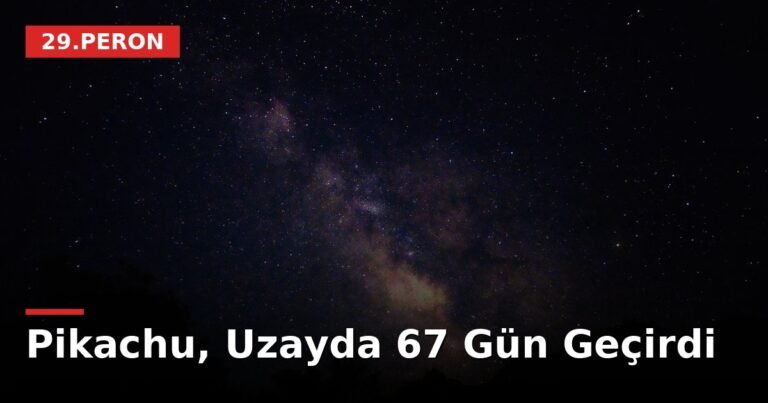 Pikachu, Uzayda 67 Gün Geçirdi