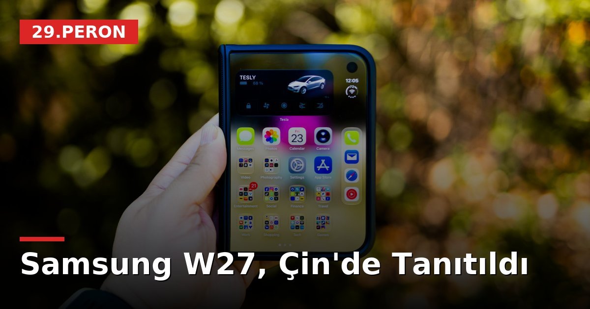 Samsung W27, Çin'de Tanıtıldı
