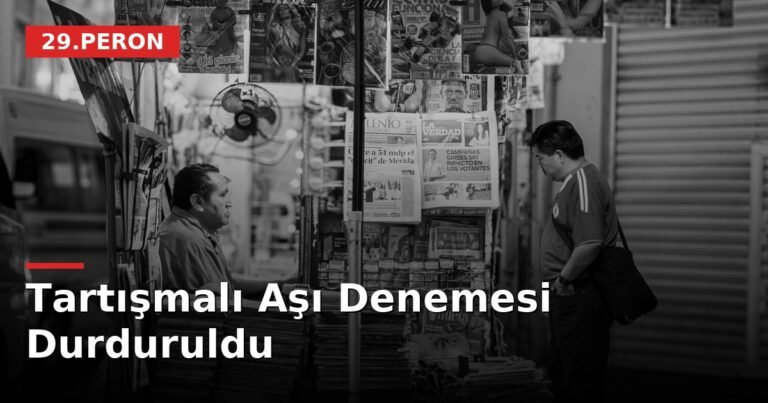 Tartışmalı Aşı Denemesi Durduruldu