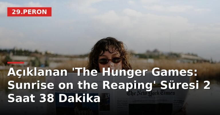 Açıklanan 'The Hunger Games: Sunrise on the Reaping' Süresi 2 Saat 38 Dakika