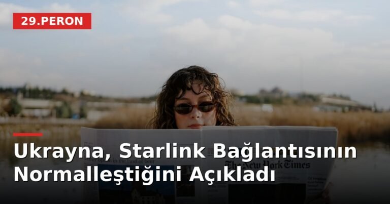 Ukrayna, Starlink Bağlantısının Normalleştiğini Açıkladı