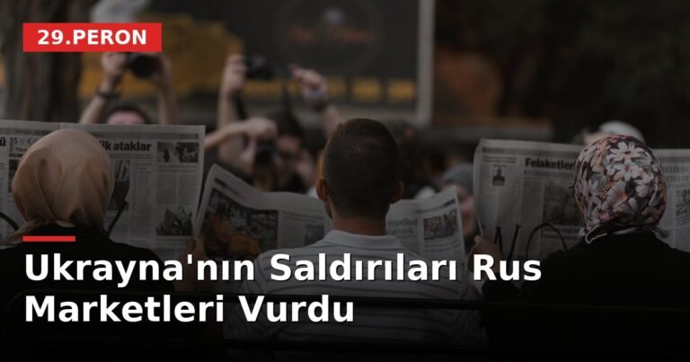 Ukrayna'nın Saldırıları Rus Marketleri Vurdu