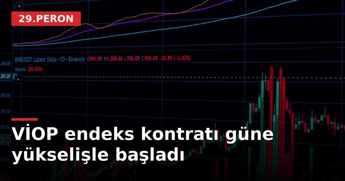 VİOP endeks kontratı güne yükselişle başladı