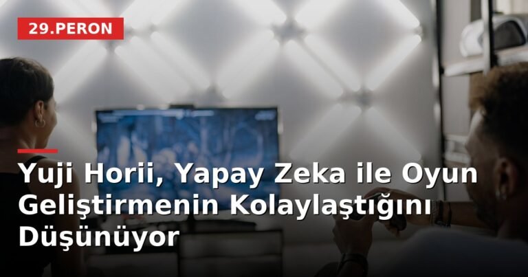 Yuji Horii, Yapay Zeka ile Oyun Geliştirmenin Kolaylaştığını Düşünüyor