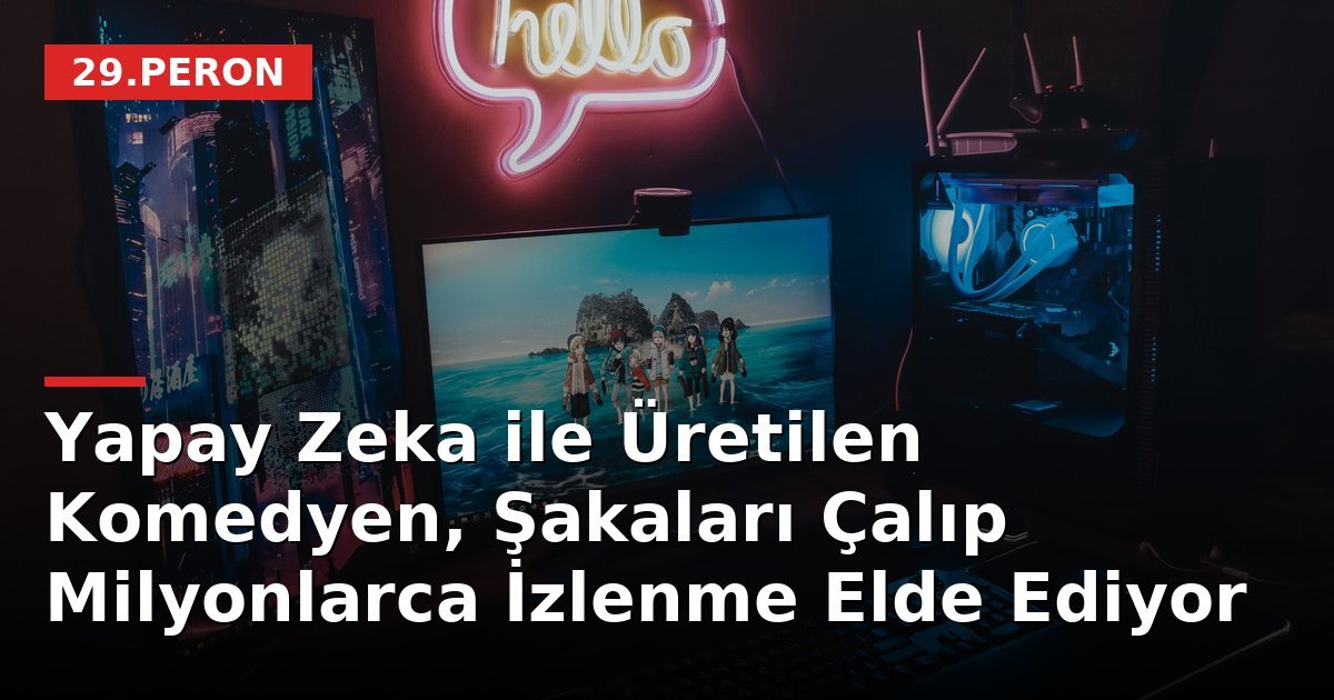 Yapay Zeka ile Üretilen Komedyen, Şakaları Çalıp Milyonlarca İzlenme Elde Ediyor